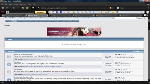 The Anime Elites banner as it would appear on the forum index